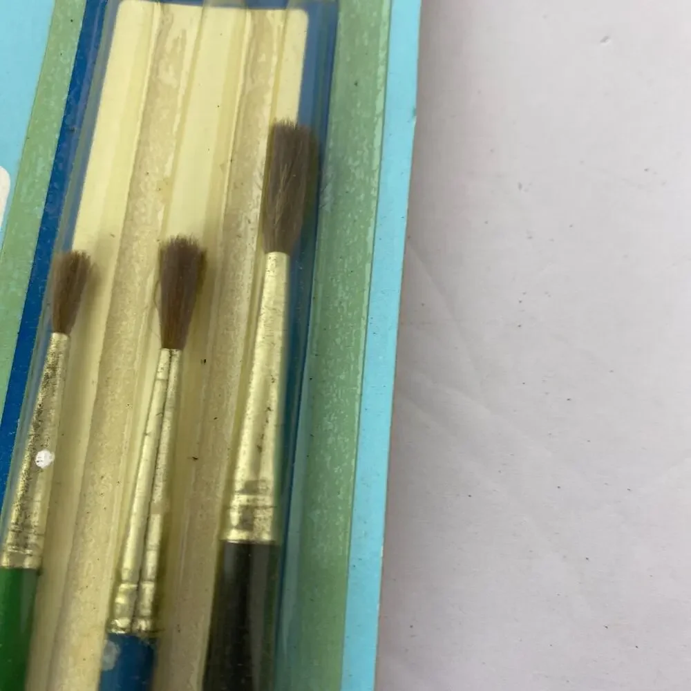 Vtg NEW Camel Hair Paintbrush Sets Lot of 2 Le Jour & Z-Pro Utility Touch Up